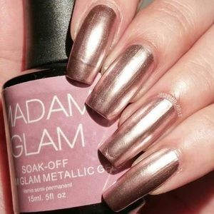 Madam Glam Gel Polish: Rose Gold